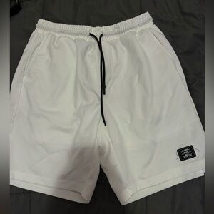 Basic White Shorts